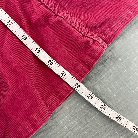 Vintage OshKosh B'gosh Red Corduroy Jumper Dress USA - Picture 6 of 6